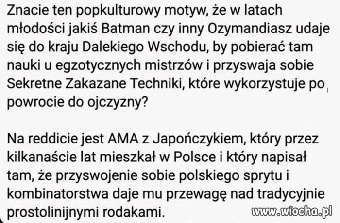 No nie wiem czy można się tego nauczyć 