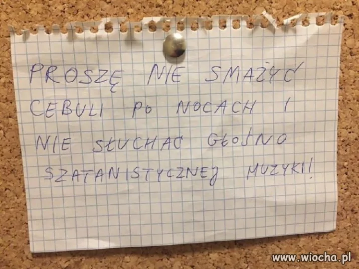 Proszę nie smażyć cebuli