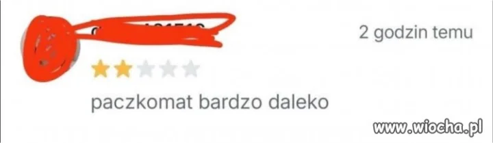 Paczkomat bardzo daleko