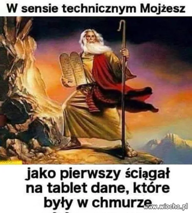Jako pierwszy ściągał na tablet dane