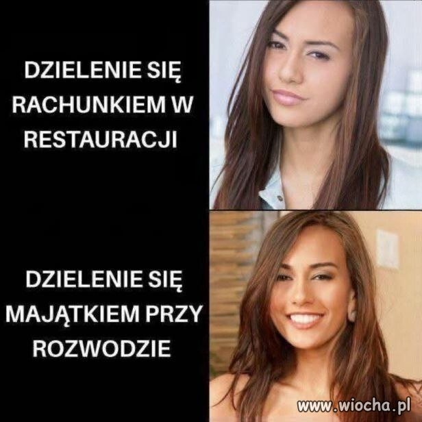 Dzielenie się rachunkiem jest ok