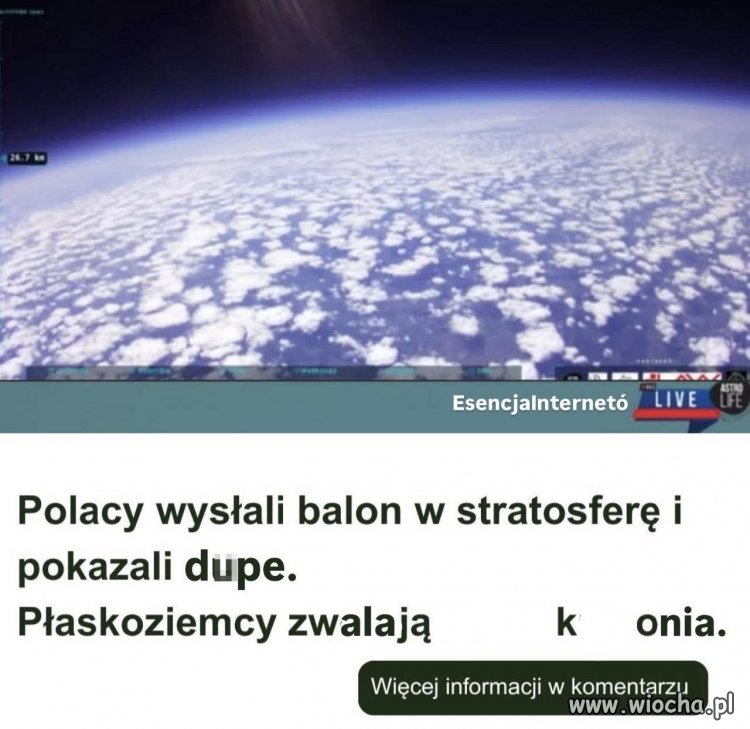 Polacy wysłali balon w stratosferę