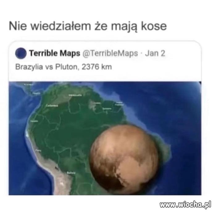 Czy każda planeta ma kosę z jakimś krajem?