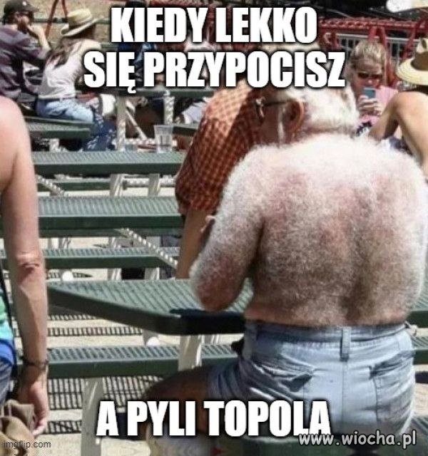 Kiedy lekko się przypocisz