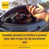 Dostała mandat za telefon w prawej ręce