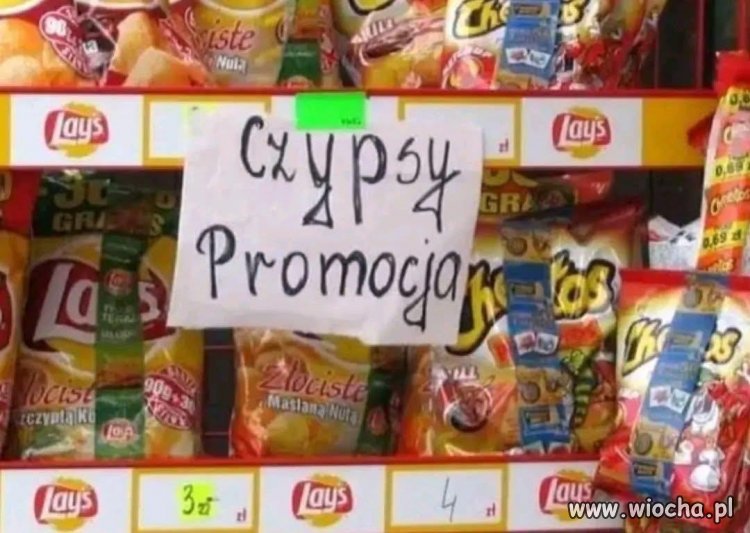 Promocja na czypsy