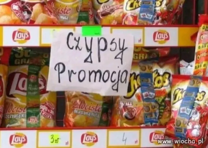 Promocja na czypsy