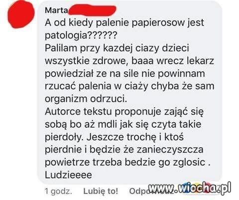 Paliłam przy każdej ciąży