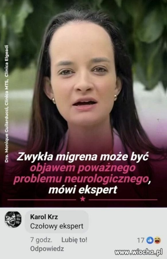 Czołowy ekspert od migreny