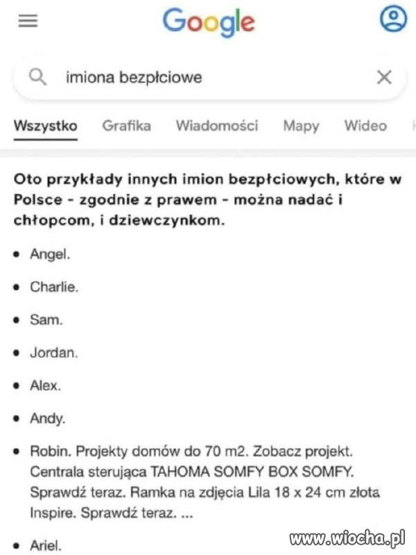 Takie tam fajne polskie imiona