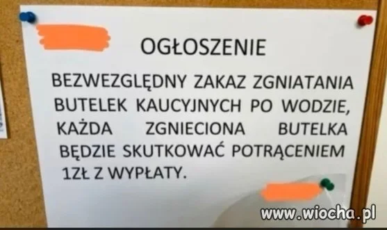 Jeśli widzi się takie ogłoszenie 