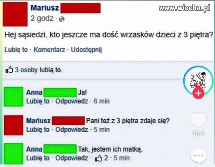 Ja też mam dosyć ich wrzasków