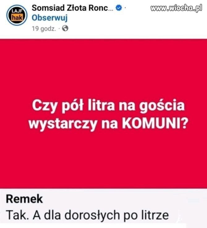Bo umiar musi być 