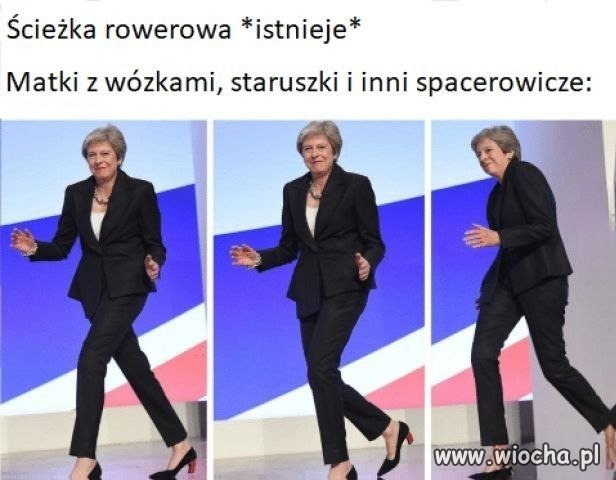Ścieżka rowerowa rządzi się swoimi prawami