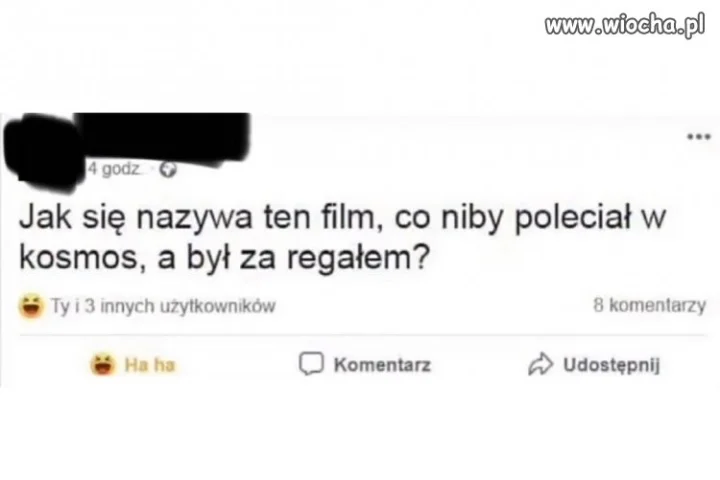 Poleciał w kosmos