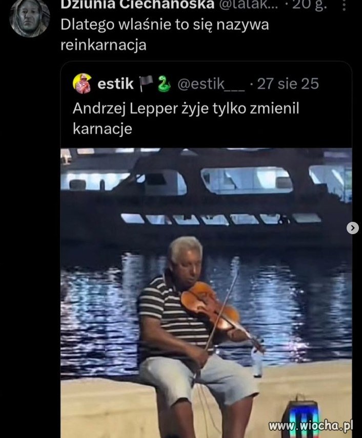 Andrzej Lepper zmienił karnację?