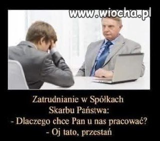 Dlaczego chce Pan tu pracować?
