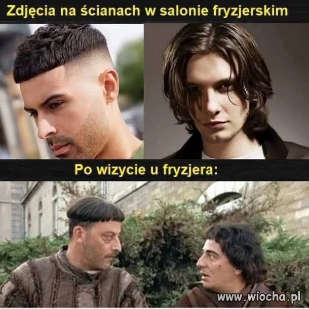 Zdjęcia na ściankach w salonie fryzjerskim