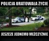 Policja znowu ratuje życie