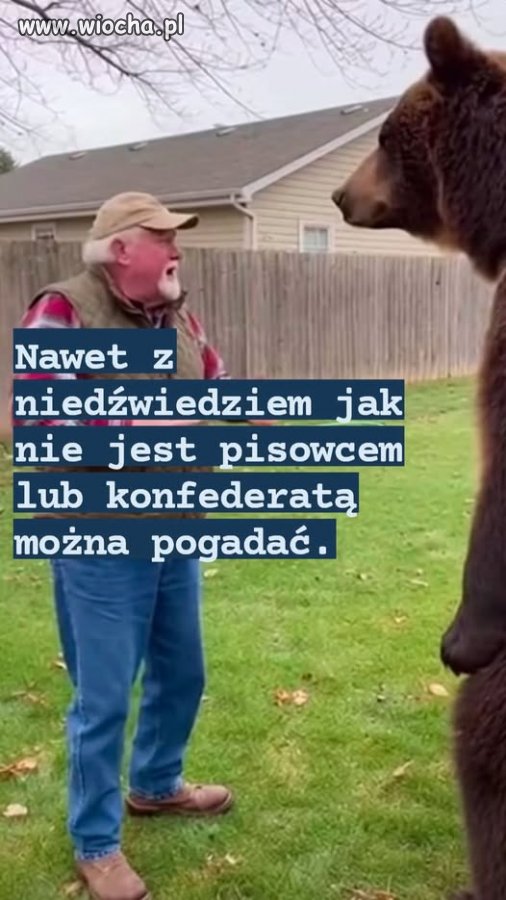 ...jak człowiek z człowiekiem...