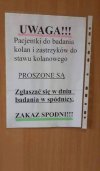 Zgłaszać się w dniu badania w spódnicy