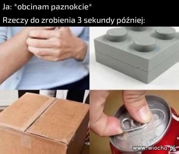 Ja: obcinam paznokcie