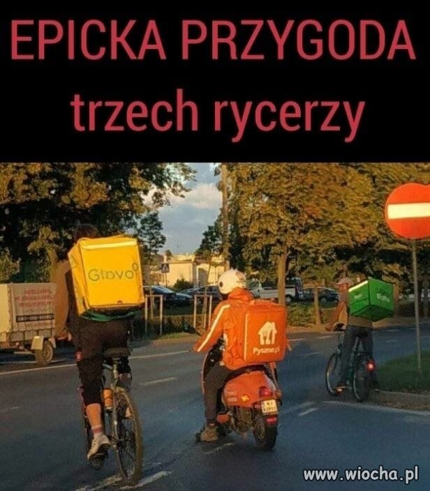 Trzech rycerzy dowozi