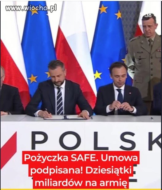 SAFE  wchodzi w życie .Polska się zbroi .