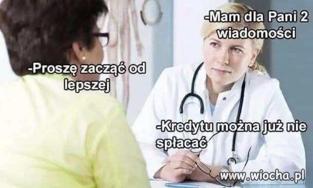 To jest całkiem dobra wiadomość