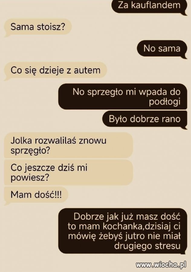 Żeby dwa razy nie miał stresu