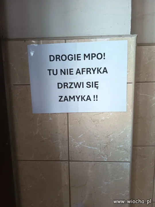 Drogie MPO! Tu nie Afryka!