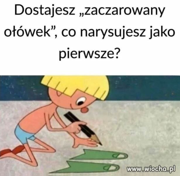 Co najpierw rysujecie?