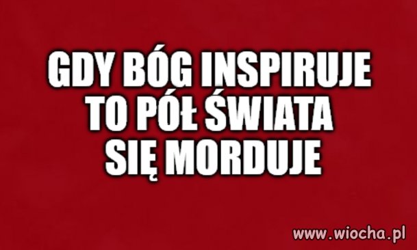 Kaprawym okiem ateisty patrząc ...