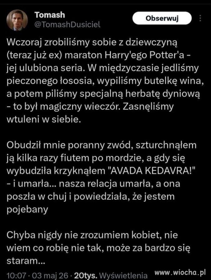 Harry jesteś czarodziejem 