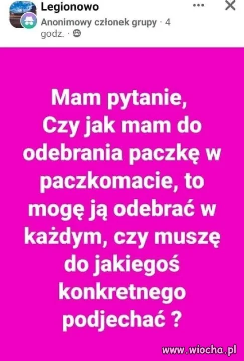 Mogę paczkę odebrać w każdym paczkomacie?