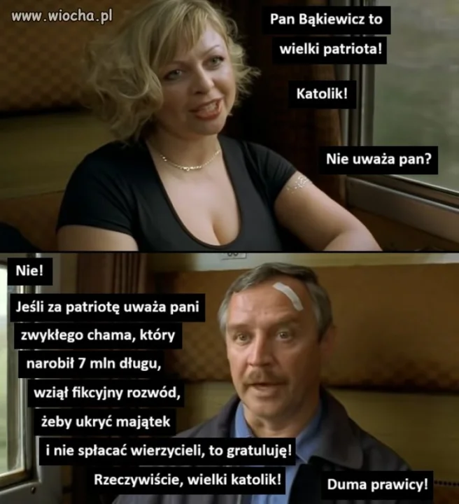 Dla zwolenników sekty pisDOŃSKIEJ to katolik i patriota…