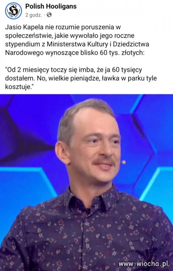 Nic nie powinieneś dostać chłopie 