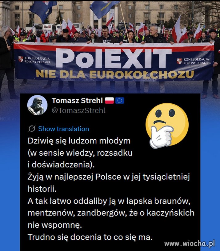 Trudno się docenia to, co się ma! Kraków... ulegli kłamstwom Konfederacji...