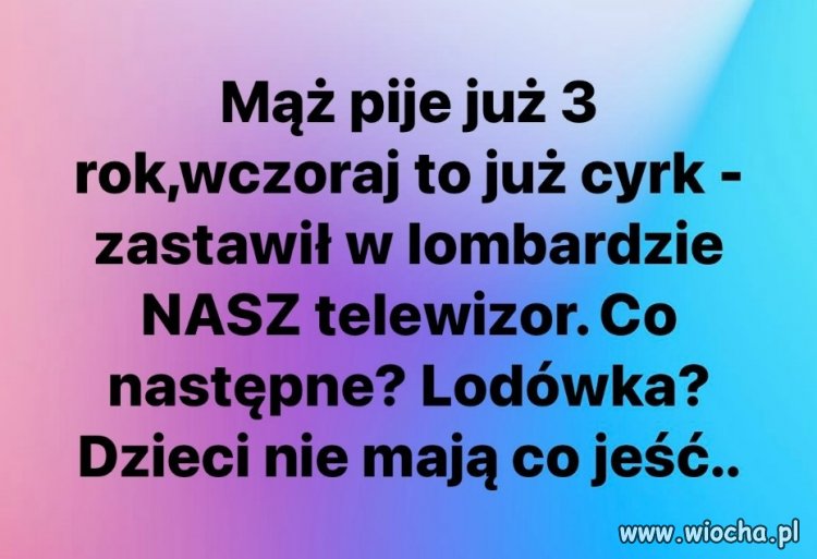 Zastawił w lombardzie telewizor