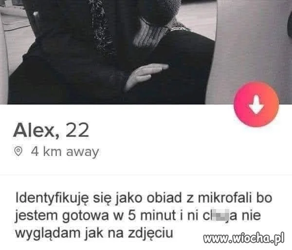 Identyfikuję się jako obiad z mikrofali