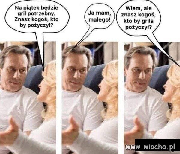 Na piątek będzie grill potrzebny