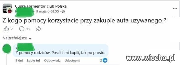Rodzice poszli i kupili po prostu