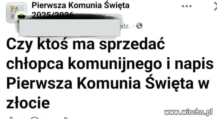 Chłopiec komunijny