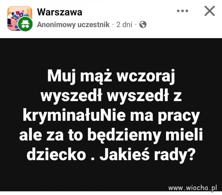 Muj mąż wyszedł z kryminału i nie ma pracy