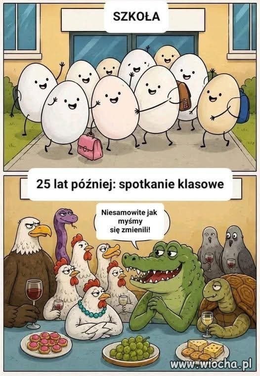 Spotkania klasowe są strasznie niezręczne