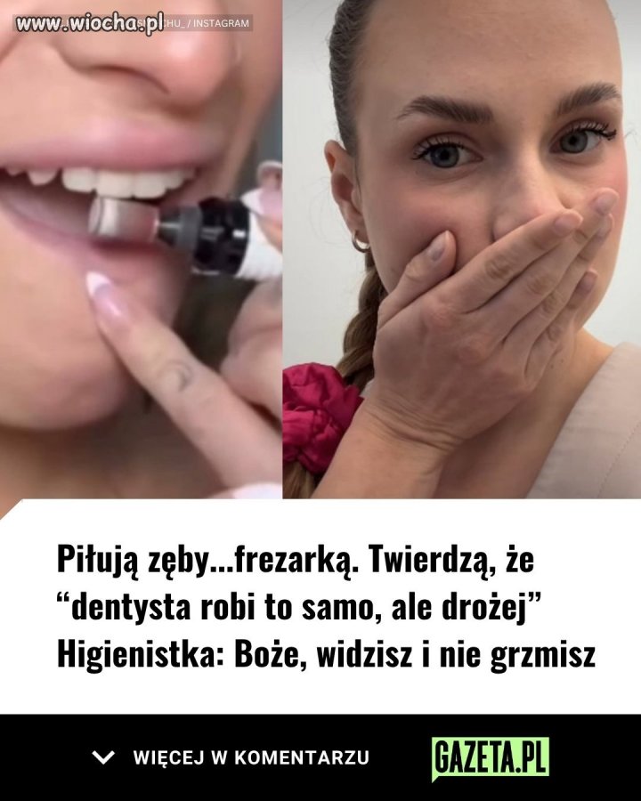 Piłują zęby frezarką