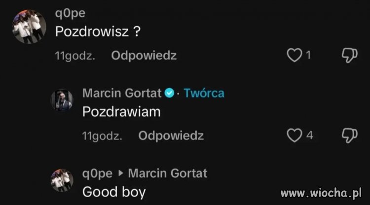 Marcin Gortat pozdrowił