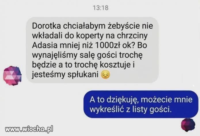 I nie będzie tysiączka 
