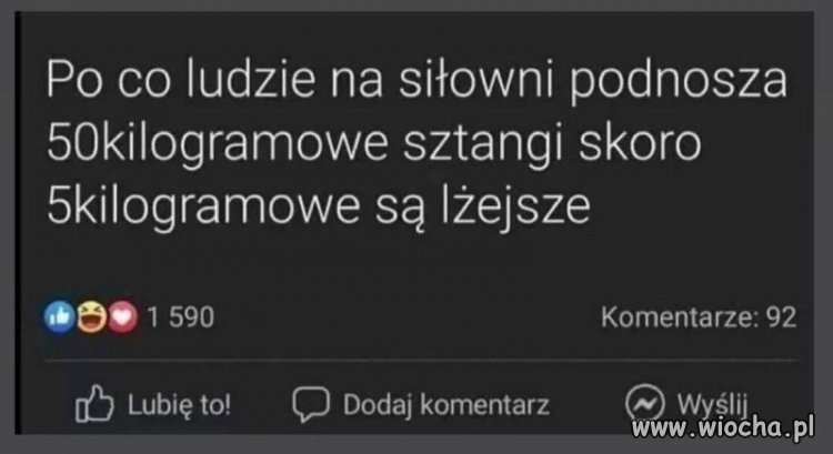 Po co ludzie podnoszą 50 kg