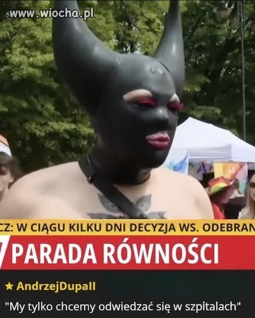 Parada równości w Warszawie.